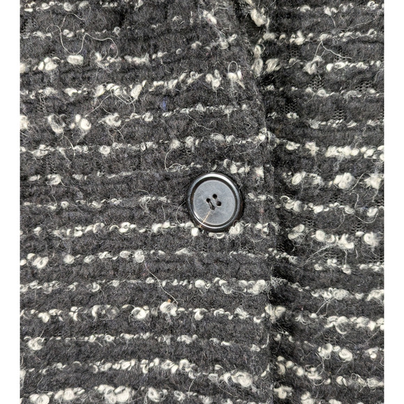 Iro Tweed Pattern Boucle Black & White Jacket Size 0 - Picture 3 of 8